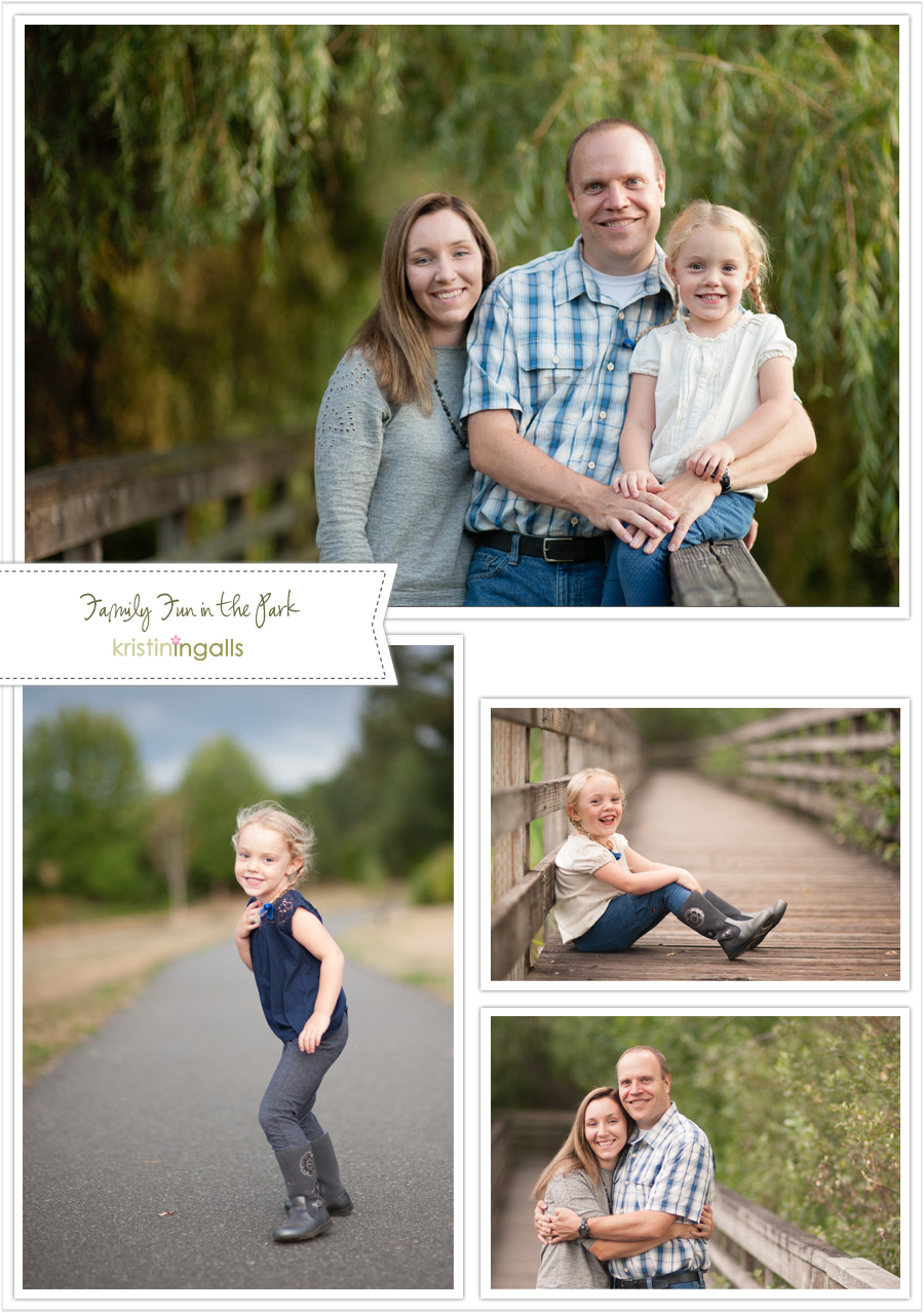 Family session in the Park